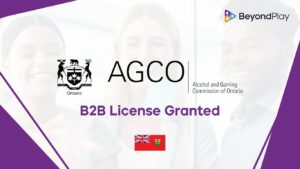 A BeyondPlay biztositja az Ontario B2B licencet