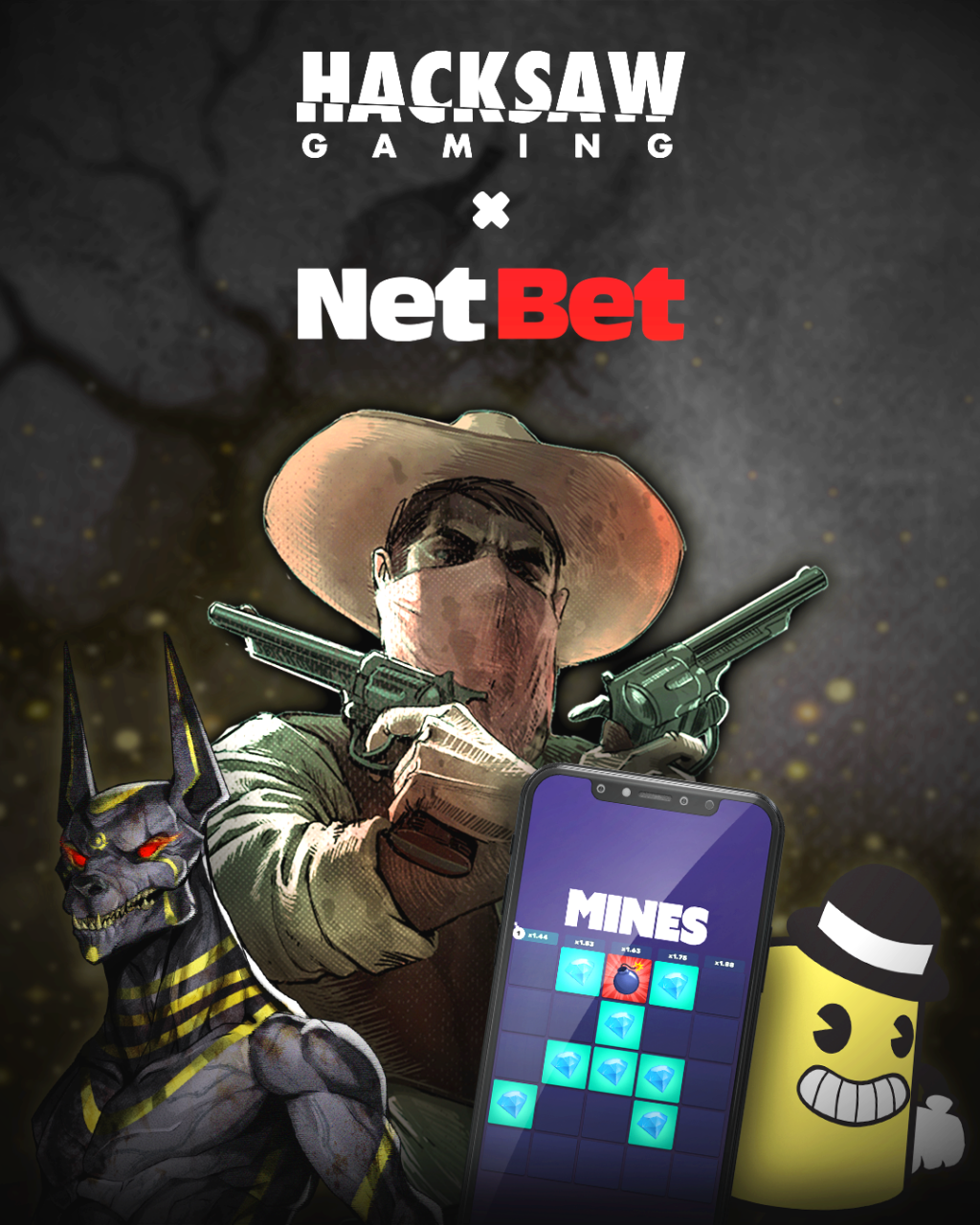 A Hacksaw tartalomszerzodest ir ala a NetBet Olaszorszaggal