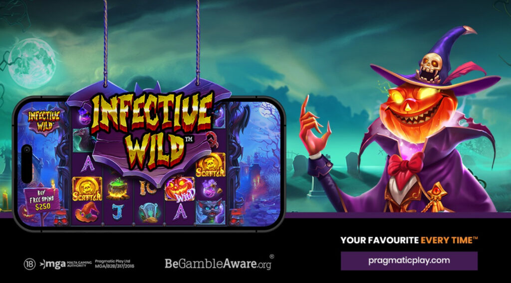 A Pragmatic Play bemutatja az „Infective Wild nyerogepet a Halloween