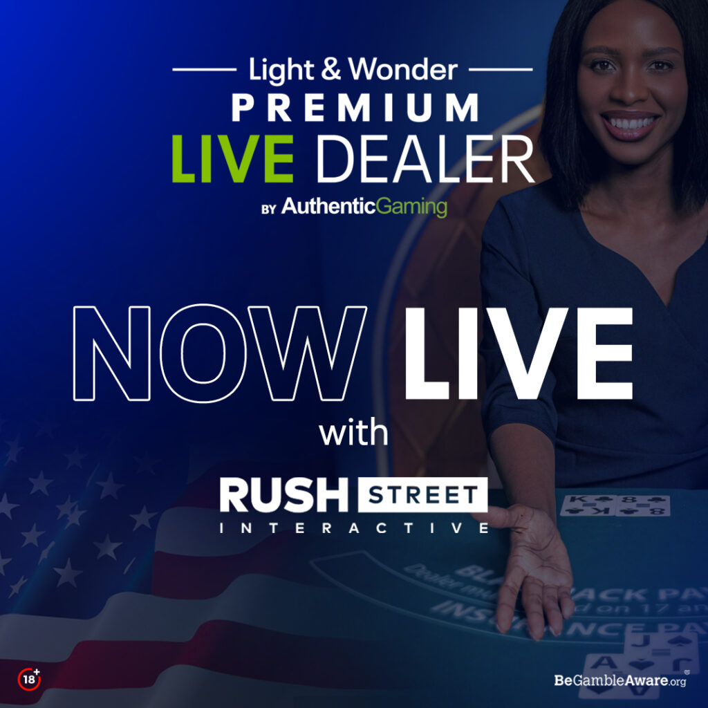 A Premium Live Dealer eloben indul a BetRivers szel az Egyesult