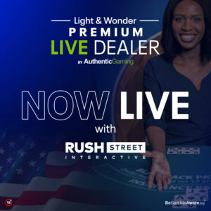 A Premium Live Dealer eloben indul a BetRivers szel az Egyesult