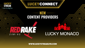 Red Rake Lucky Monaco mar a LuckyConnect en