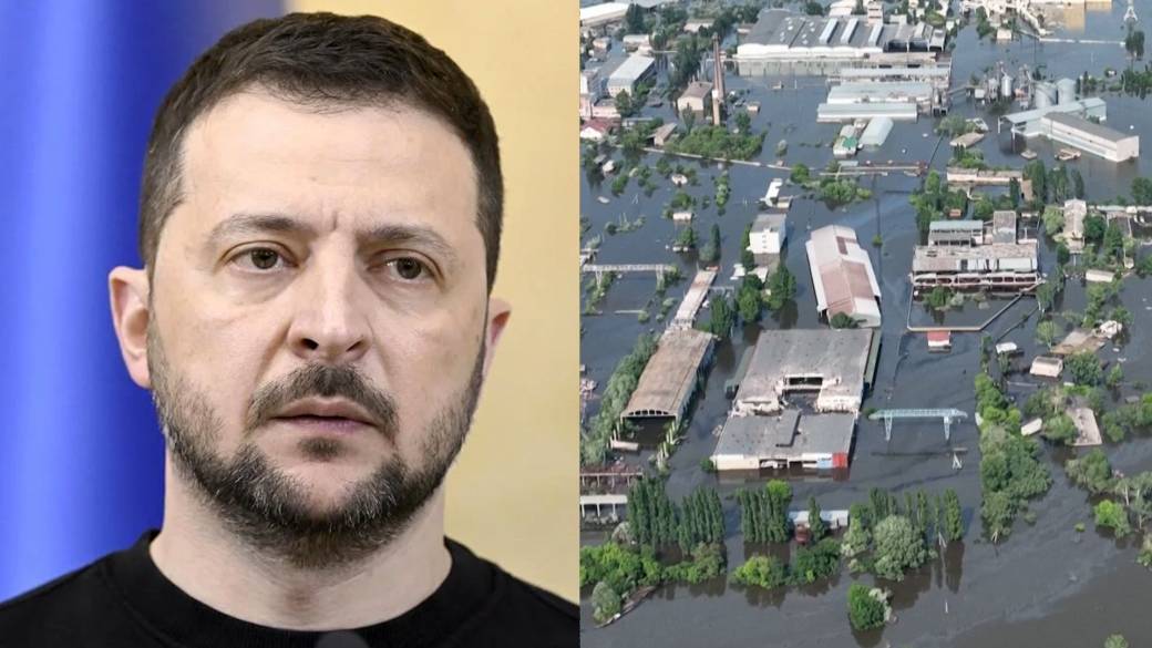 Click to play video: 'Zelenskyy says work has ‘already begun’ on investigation of Kakhovka dam breach'