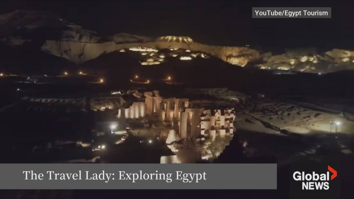 Kattintson a videó lejátszásához: „The Travel Lady: Exploring Egypt”