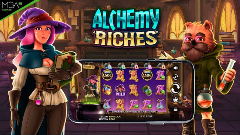 Az MGA Games bemutatja az Alchemy Riches t a Where Magic