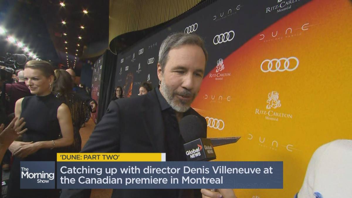 Kattints a videó lejátszásához: „Dűne 2: Denis Villeneuve rendező befejezte a sajtókörút szülővárosában, Montrealban”