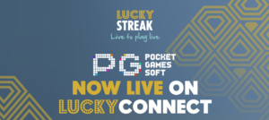 A PG SOFT most élőben a LuckyStreak tartalomgyűjtőjében