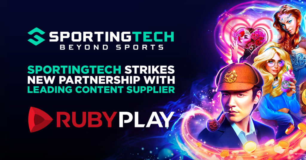 A Sportingtech új együttműködést kezd a RubyPlay vel