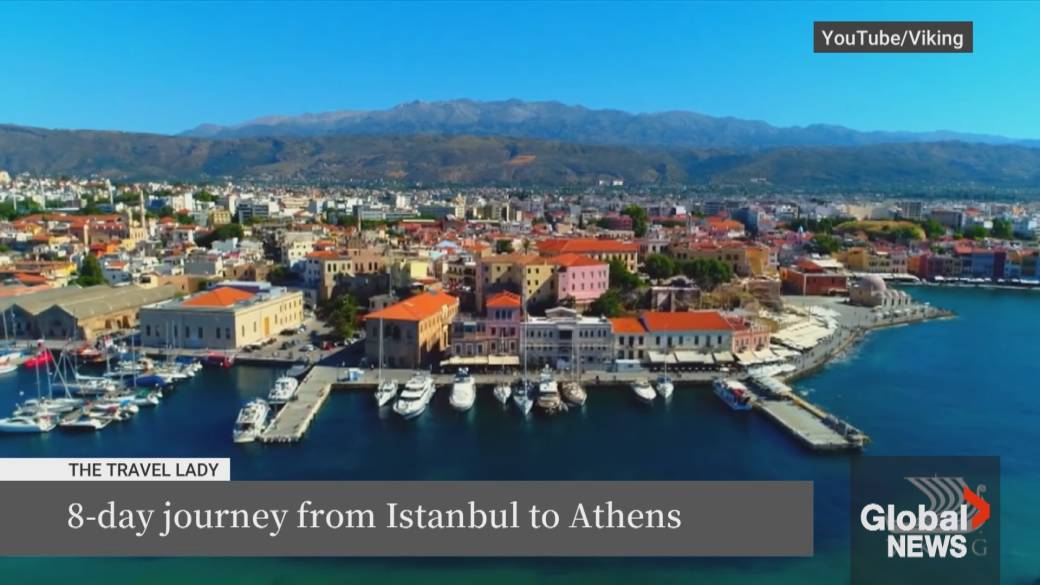 Kattintson a videó lejátszásához: „The Travel Lady: Cruise Athénból Rómába”