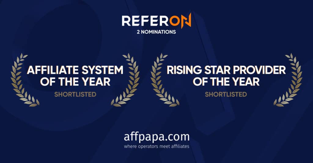 A ReferOn kétszer jelölték az AffPapa iGaming Awards on