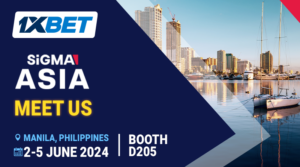 1xBet a SiGMA Asia 2024 ben