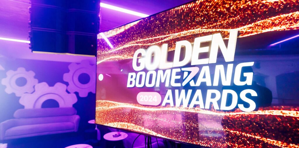 A győzteseket az első éves Golden Boomerang Awardson hirdették ki