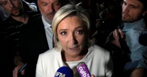 A francia Marine Le Pen ellen a 2022 es elnökválasztáson elkövetett