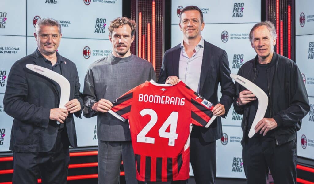 Az AC Milan & Boomerang regionális partnerségi megállapodást ír alá