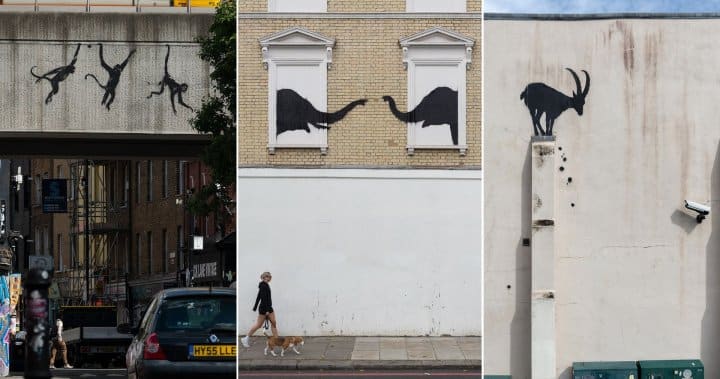 Banksy 3 nap alatt bemutatta a harmadik állatos alkotást Londonban