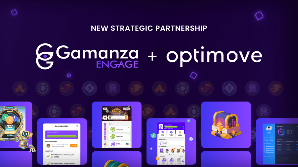 A Gamanza Group és az Optimove gamification partnerség