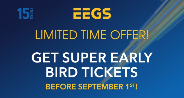 Az EEGS 2024 Early Bird jegyajánlatot hirdet